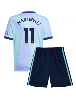 Arsenal Gabriel Martinelli #11 Replika Tredje Kläder Barn 2024-25 Kortärmad (+ byxor)